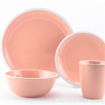 Diner Sets Stoneware Double Color Glazed